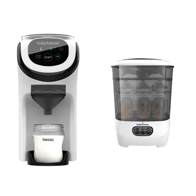 Pachet Bebe Start 20 - Espressor Lapte Praf Formula Pro MINI + Sterilizator One Step