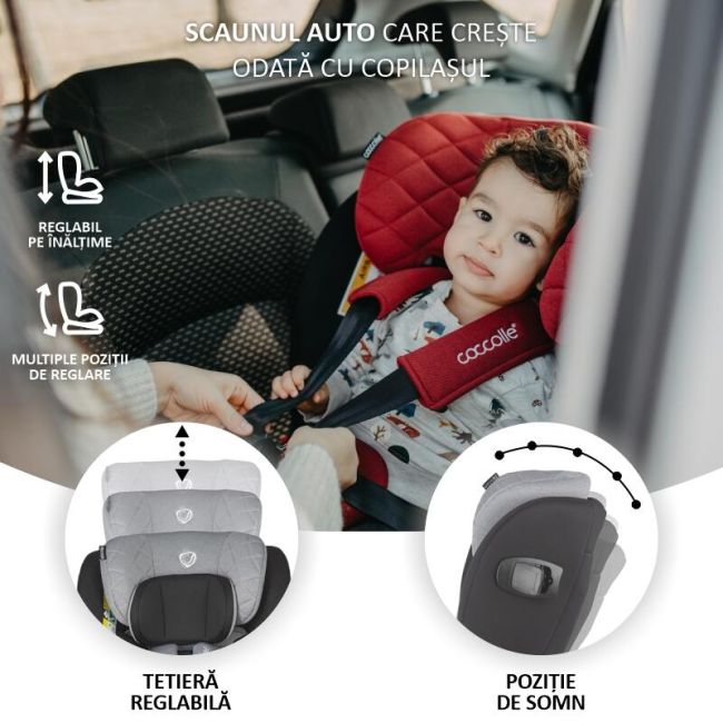 Scaun auto isize 40-150 cm c vigo diamond black+coccolle oglinda auto rear-facing smb3240856643200000460