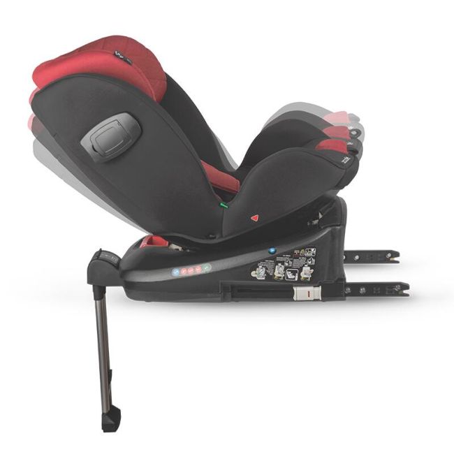 Scaun auto isize 40-150 cm c vigo poppy red+coccolle oglinda auto rear-facing smb3240856203200000460