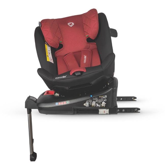 Scaun auto isize 40-150 cm c vigo poppy red+coccolle oglinda auto rear-facing smb3240856203200000460