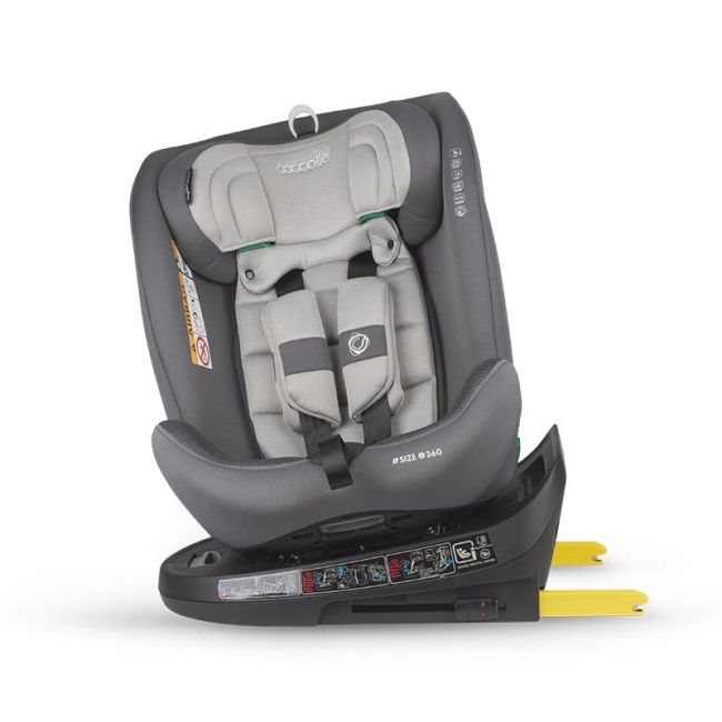 Scaun auto isize 40-150 cm coccolle nova moonlit grey+coccolle protectie bancheta auto mica smb324085062320000760