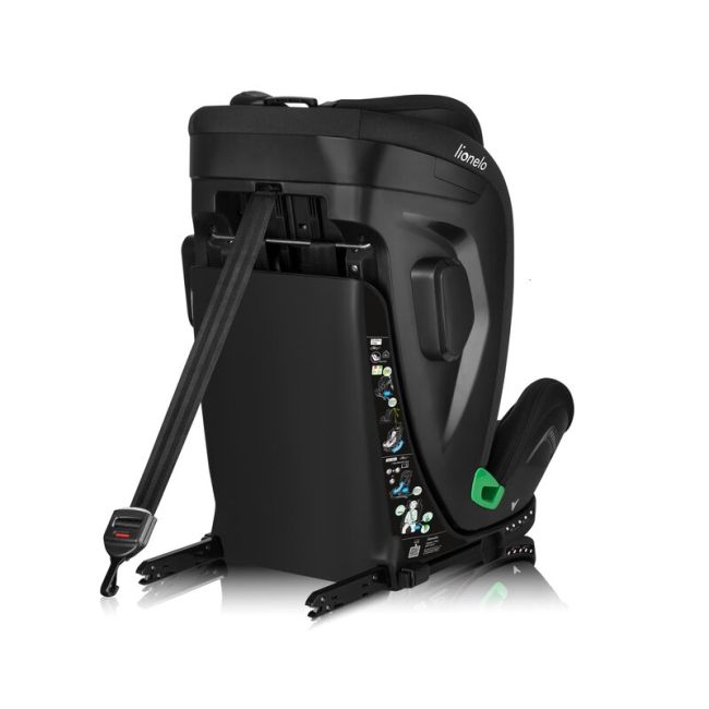 Scaun auto, Lionelo, Harper i-Size, Isofix, Cu centura TopTether, Cu spatar inclinabil in 5 pozitii, Cu tetiera reglabila in 13 pozitii, Cu tehnologie Dri Seat, Instalare cu fata inainte, 9-36 kg, 76-150 cm, Conform cu ECE R129, Gri BYNLO-HARPER_I-SIZE_BL