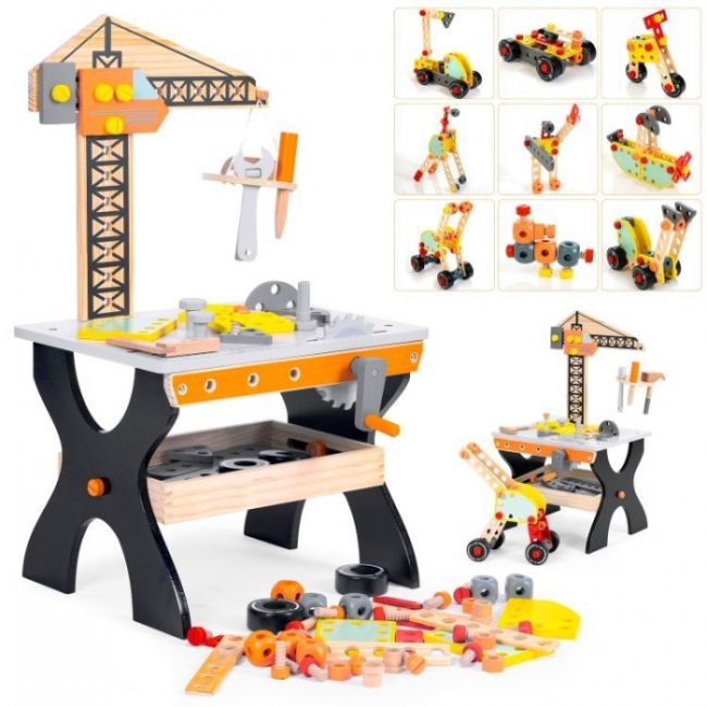 Banc de lucru din lemn pentru copii ecotoys tl812003 edeeditl812003