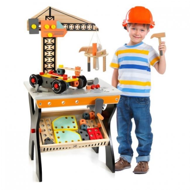 Banc de lucru din lemn pentru copii ecotoys tl812003 edeeditl812003