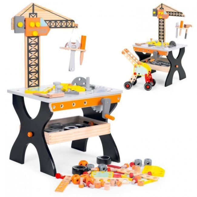 Banc de lucru din lemn pentru copii ecotoys tl812003 edeeditl812003