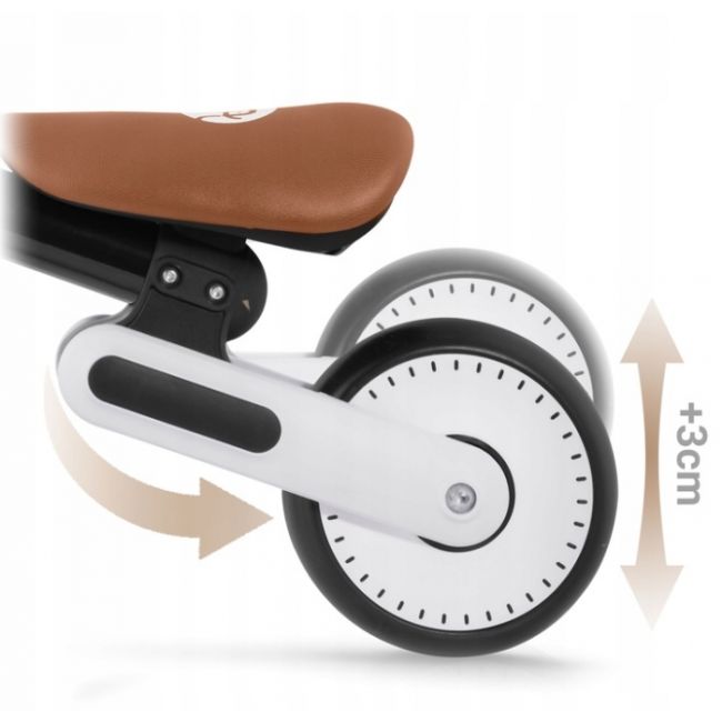 Bicicleta fara pedale pentru copii, 51 x 18.5 x 36 cm, roti eva, nukido nk-603 - negru edeedi760300