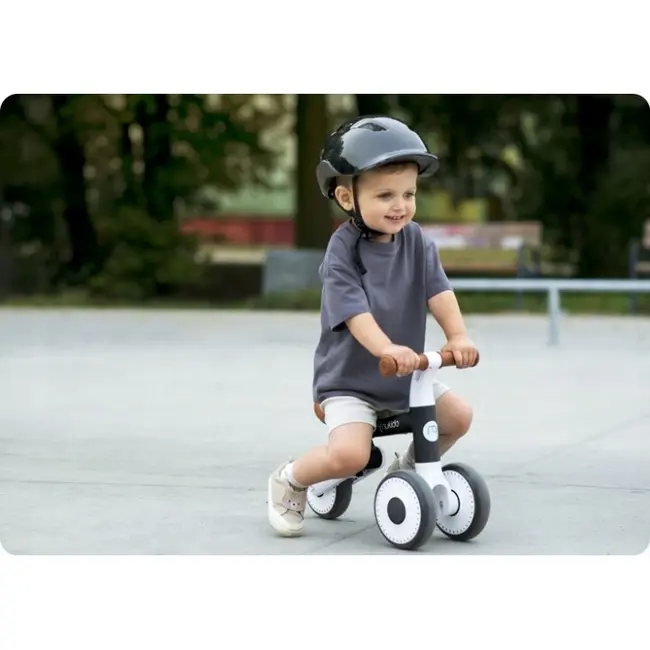 Bicicleta fara pedale pentru copii, 51 x 18.5 x 36 cm, roti eva, nukido nk-603 - negru edeedi760300