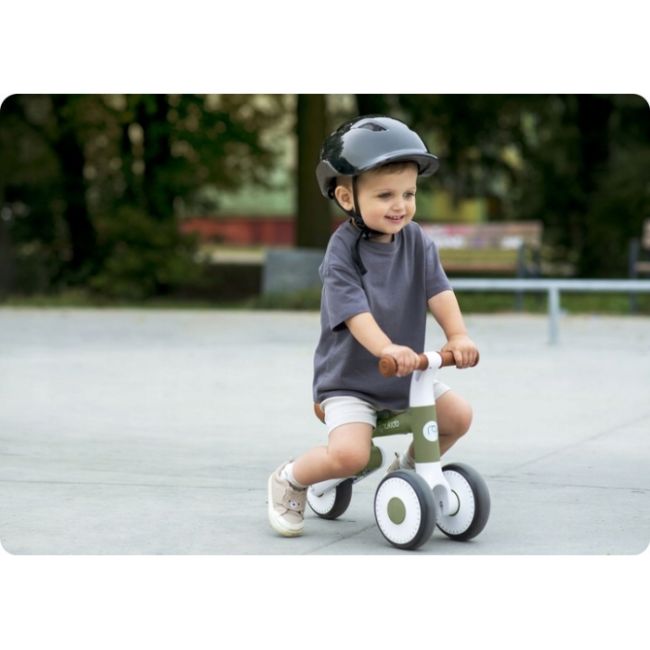 Bicicleta fara pedale pentru copii, 51 x 18.5 x 36 cm, roti eva, nukido nk-603 - verde edeedi760305
