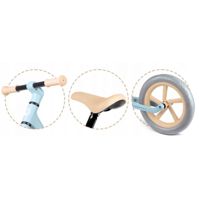 Bicicleta fara pedale pentru copii, 87 x 39 x 54 cm, roti eva, light flee nukido nk-604 - albastru edeedi760402