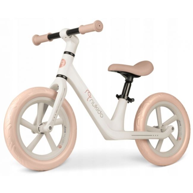 Bicicleta fara pedale pentru copii, 87 x 39 x 54 cm, roti eva, light flee nukido nk-604 - bej edeedi760405