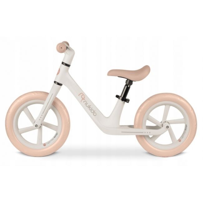 Bicicleta fara pedale pentru copii, 87 x 39 x 54 cm, roti eva, light flee nukido nk-604 - bej edeedi760405