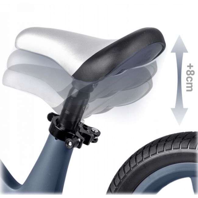 Bicicleta fara pedale pentru copii, 87 x 39 x 54 cm, roti eva, light flee nukido nk-604 - bleumarin edeedi760421