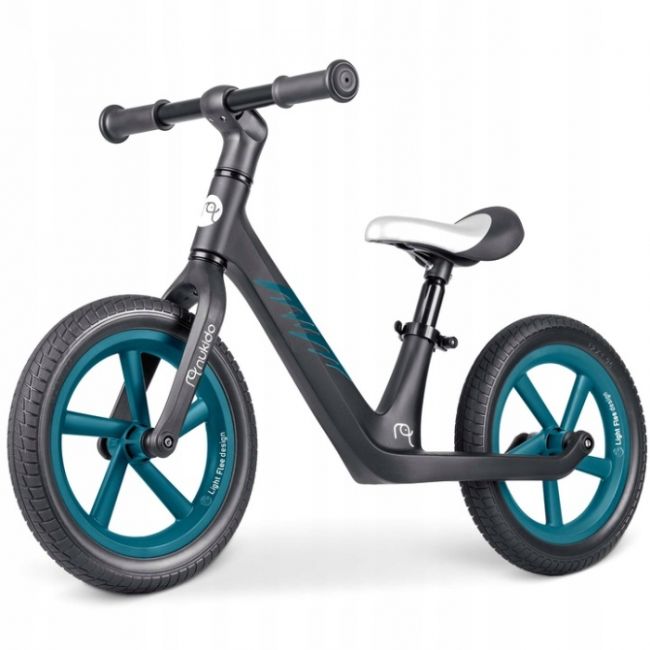 Bicicleta fara pedale pentru copii, 87 x 39 x 54 cm, roti eva, light flee nukido nk-604 - negru edeedi760420