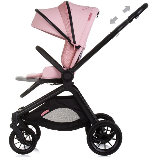 Carucior chipolino magnum 3 in 1 pink marshmallow hubkkma02504pm