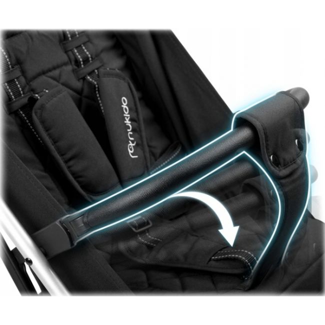Carucior sport pentru copii, 78 x 33 x 104 cm, nukido paseo 716000 - negru edeedi716000