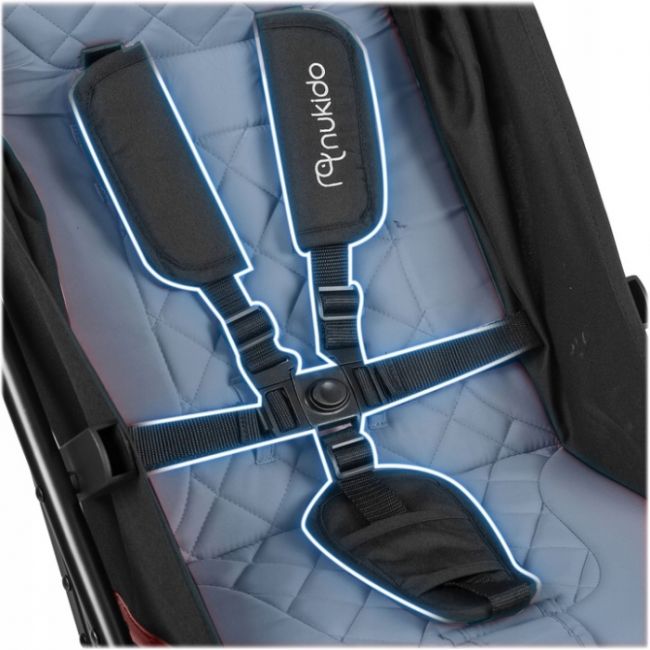 Carucior sport pentru copii, 78 x 33 x 104 cm, nukido paseo 716004 - roz edeedi716004