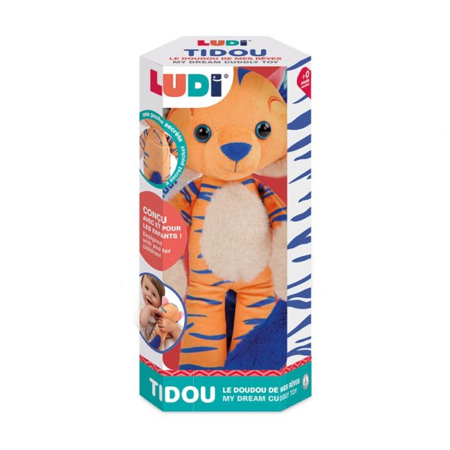 Jucarie din plus Prietenul Tigru, 30 cm, Ludi DNBLUD30144