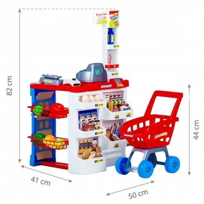 Jucarie interactiva stand supermarket ecotoys hc238741 edeedihc238741