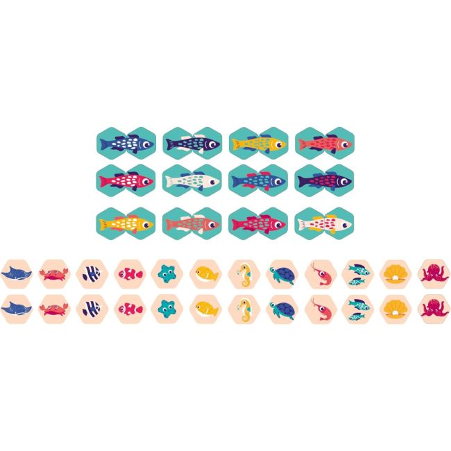LUDI Set jucarii baie pentru stimularea memoriei DNBLUD40081