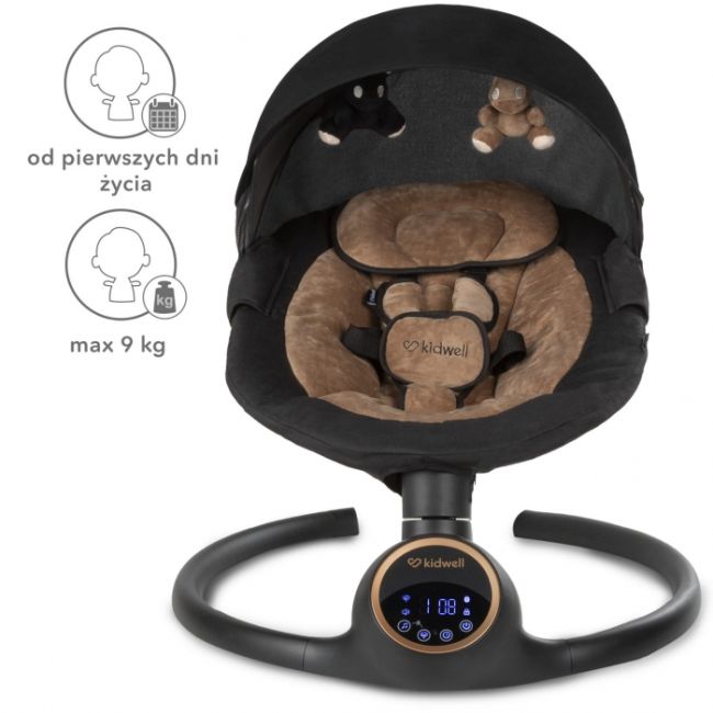 Leagan electric 2 in 1 kidwell reve - black gold edeedibuelrev01a1