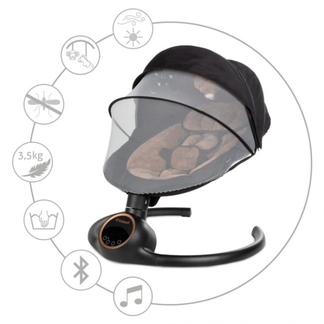 Leagan electric 2 in 1 kidwell reve - black gold edeedibuelrev01a1
