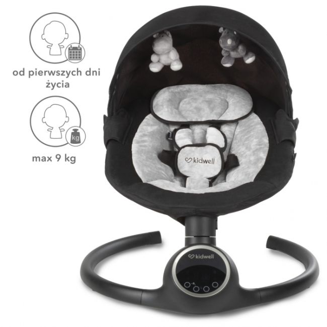 Leagan electric 2 in 1 kidwell reve - black silver edeedibuelrev01a2