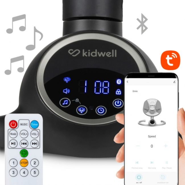 Leagan electric 2 in 1 kidwell reve - black silver edeedibuelrev01a2