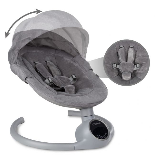 Leagan electric 2 in 1 kidwell reve - gray silver edeedibuelrev01a3