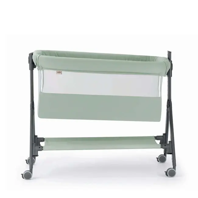 Patut, Sempreconte Air, Co-sleeper 2 In 1, Cu Laterala Culisanta, Cu Setare Unghiulara, Cu Roti, Geanta Voiaj, Reglabil In 8 Pozitii Pe Inaltime, Mint Pjbart920-t170