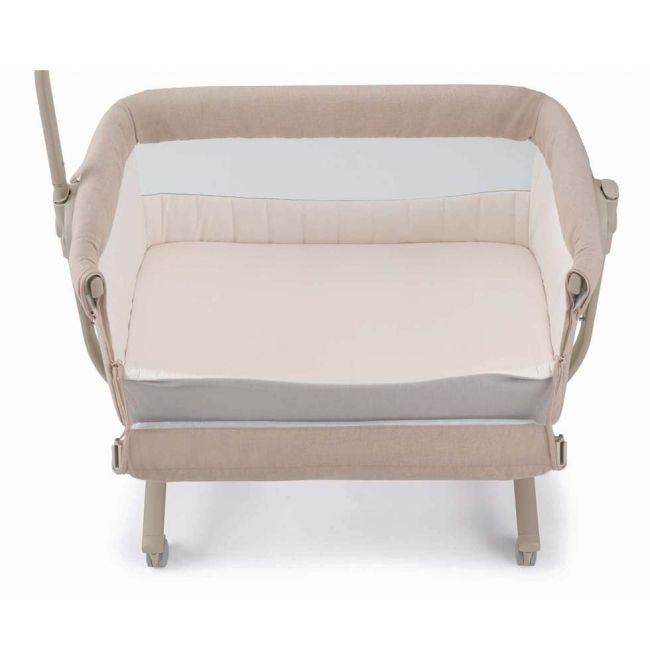 Patut Cu Leganare, Cullami, Co-sleeper 2 In 1, Cu Laterala Culisanta, Cu Setare Unghiulara, Cu Roti, Reglabil In 8 Pozitii Pe Inaltime, Bej Pjbart925-t167