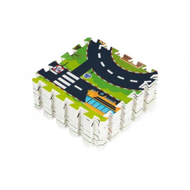 Salteluta de joaca tip puzzle, 12 elemente, iplay 0121 - city edeedi0121
