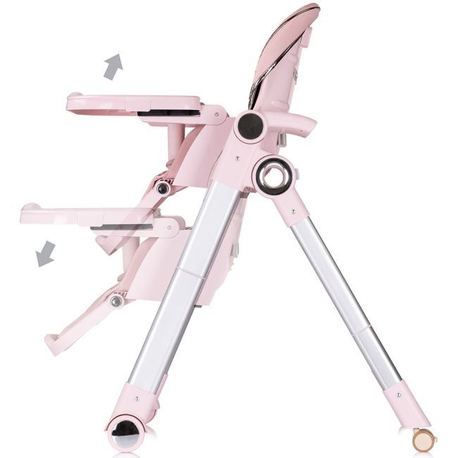 Scaun de masa chipolino super chef 2 in 1 pink marshmallow hubsthsc02503pm
