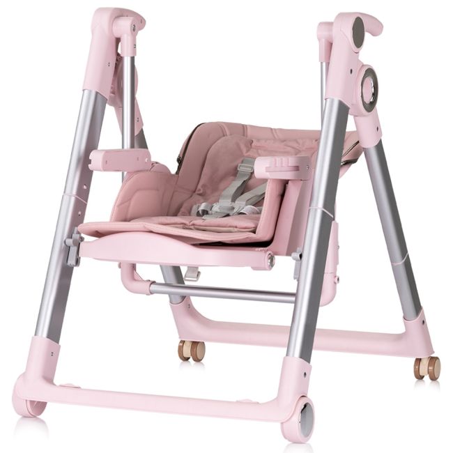 Scaun de masa chipolino super chef 2 in 1 pink marshmallow hubsthsc02503pm