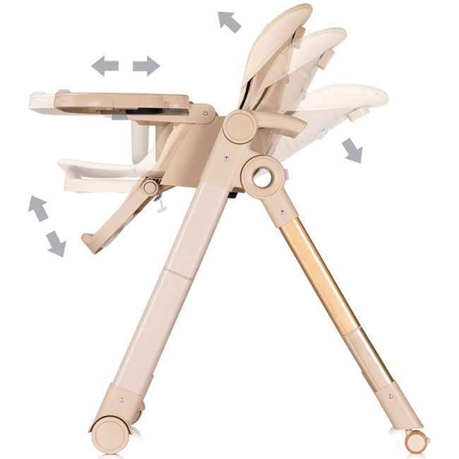Scaun de masa chipolino super chef 2 in 1 tiramisu hubsthsc02502tr