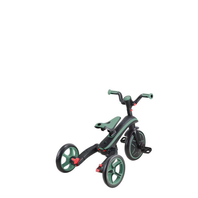 Tricicleta globber explorer 4 in 1 pliabila, culoare verde pal funk732-104