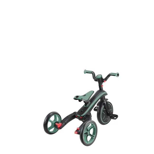 Tricicleta globber explorer 4 in 1 pliabila, culoare verde pal funk732-104