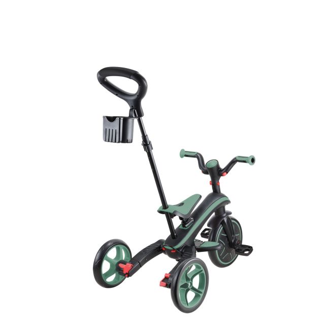 Tricicleta globber explorer 4 in 1 pliabila, culoare verde pal funk732-104