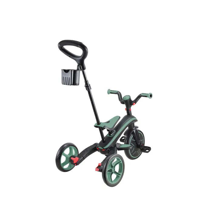 Tricicleta globber explorer 4 in 1 pliabila, culoare verde pal funk732-104