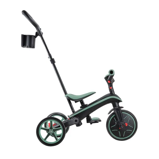 Tricicleta globber explorer 4 in 1 pliabila, culoare verde pal funk732-104