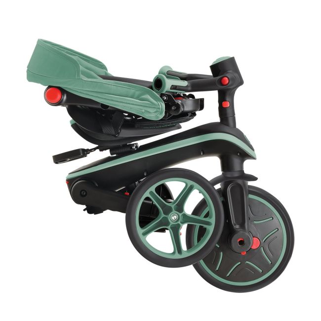 Tricicleta globber explorer 4 in 1 pliabila, culoare verde pal funk732-104