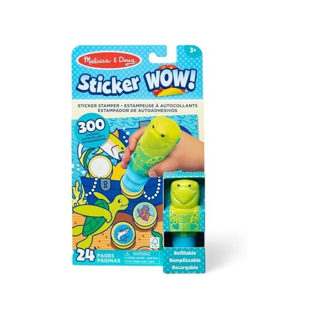 Activitati cu autocolante sticker wow testoasa - okemd50691
