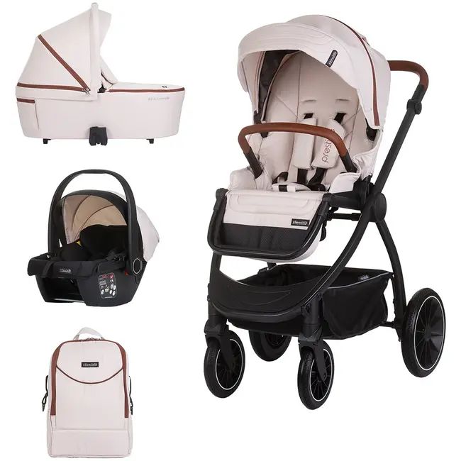 Carucior chipolino prestige 3 in 1 biscotta hubkkprs02504bi