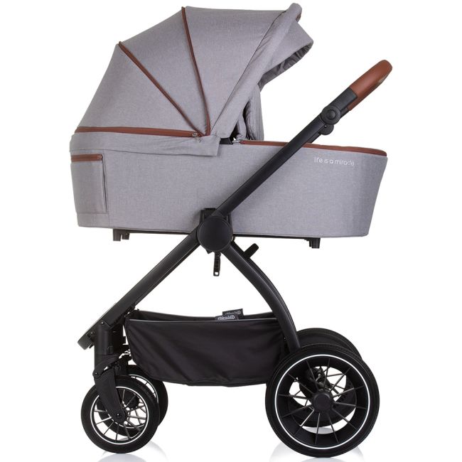 Carucior chipolino prestige 3 in 1 cloud grey hubkkprs02502cl