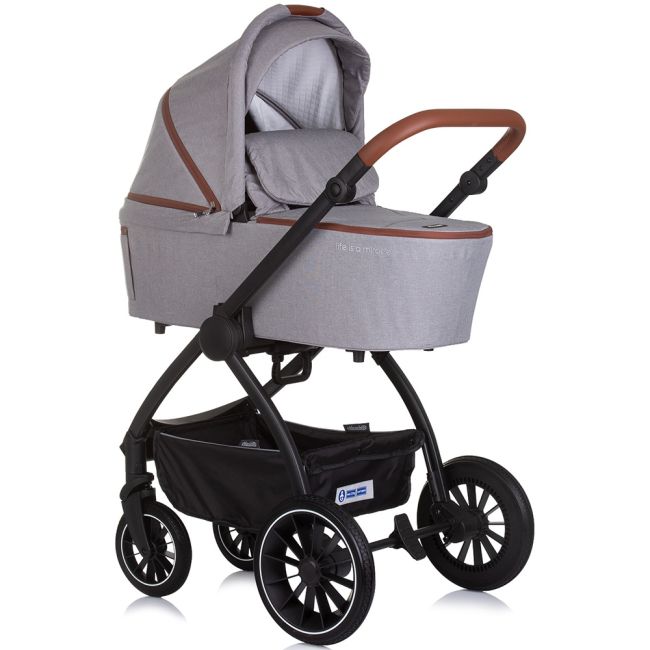 Carucior chipolino prestige 3 in 1 cloud grey hubkkprs02502cl