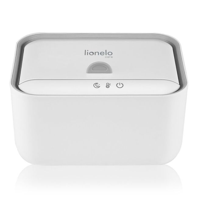 Incalzitor servetele umede, Lionelo, Babybliss, Cu 3 setari de temperatura, Loc suficient pentru un intreg pachet de servetele umede, Panou de control cu ecran tactil, Fara BPA, White BYNLOC-BABYBLISS
