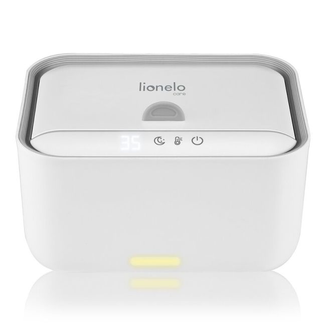 Incalzitor servetele umede, Lionelo, Babybliss, Cu 3 setari de temperatura, Loc suficient pentru un intreg pachet de servetele umede, Panou de control cu ecran tactil, Fara BPA, White BYNLOC-BABYBLISS