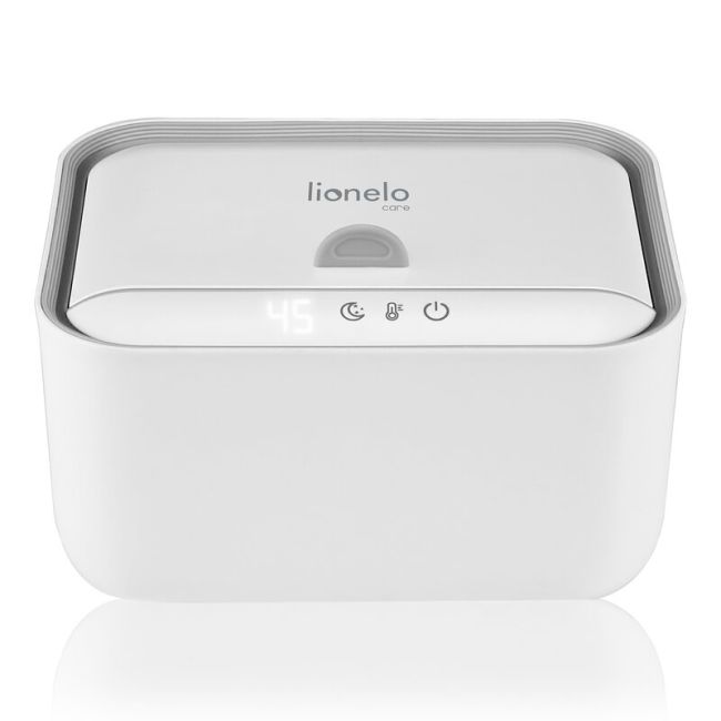 Incalzitor servetele umede, Lionelo, Babybliss, Cu 3 setari de temperatura, Loc suficient pentru un intreg pachet de servetele umede, Panou de control cu ecran tactil, Fara BPA, White BYNLOC-BABYBLISS
