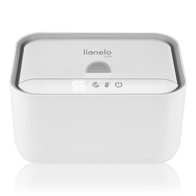 Incalzitor servetele umede, Lionelo, Babybliss, Cu 3 setari de temperatura, Loc suficient pentru un intreg pachet de servetele umede, Panou de control cu ecran tactil, Fara BPA, White BYNLOC-BABYBLISS