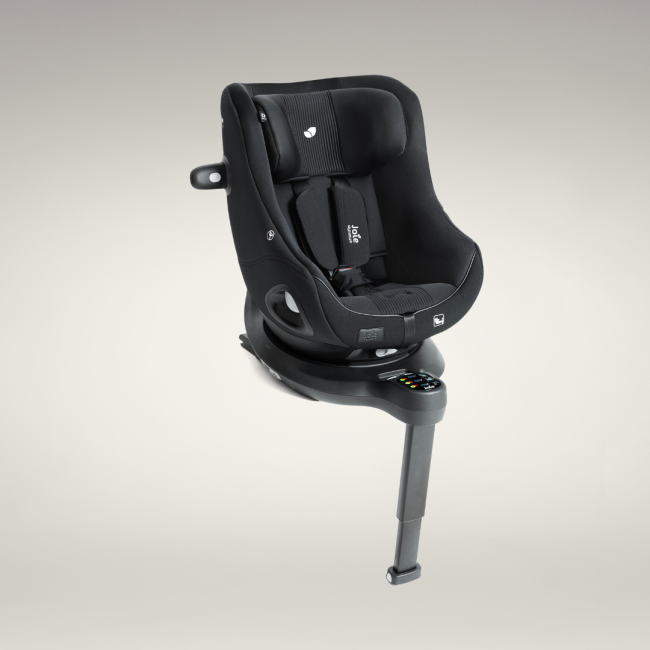 Joie - scaun auto rotativ i-size i-harbour signature eclipse, 40-105 cm + baza i-size i-base encore, testat adac si certificat r129 bbbi2104abecl000
