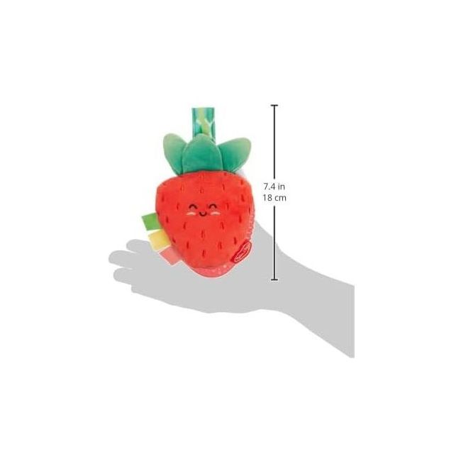 Jucarie multisenzoriala pentru bebelusi capsunica, 18 cm - okemd50742